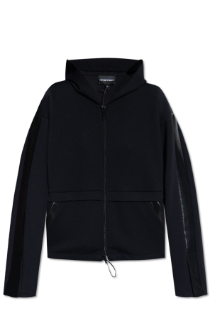 Hoodie with two-way zip od Emporio Armani